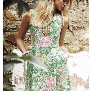 NWT Anthropologie Maeve Laced Verbena Dress 12